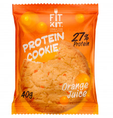 Fit Kit Protein Cookie 40 г, Апельсин