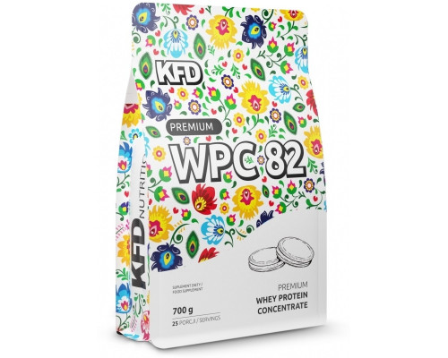 Сывороточный протеин KFD Nutrition WPC 82 Premium 700 г, Шоколад-Карамель