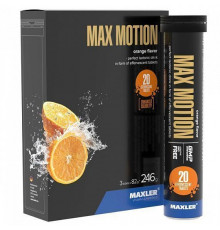 Maxler Max Motion Effervescent Tabs 20 таблеток, Апельсин