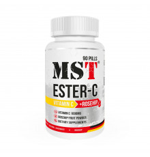MST Nutrition Ester-C+RoseHIP 90 капсул