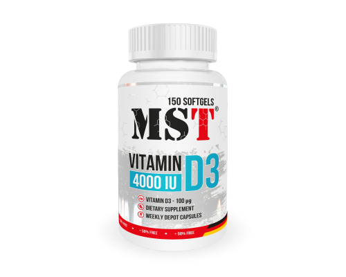 MST Nutrition Vitamin D3 4000 IU 150 капсул