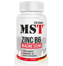 MST Nutrition Zinc Magnesium B6 120 капсул