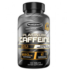 MuscleTech Platinum Caffeine 220 мг 125 таблеток
