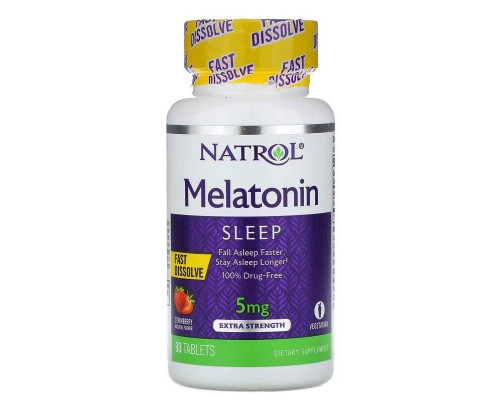 Natrol Melatonin 5 мг Fast Dissolve 30 таблеток