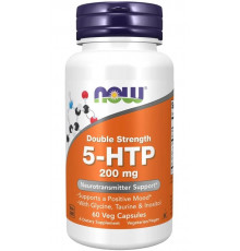 NOW 5-HTP Double Strength 200 мг, 60 капсул