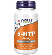 NOW 5-HTP 50 мг 90 капсул