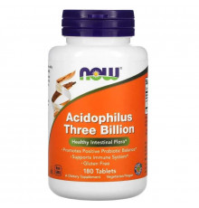 NOW Acidophilus 3 Billion 180 таблеток