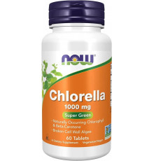 NOW Chlorella 1000 мг 60 таблеток