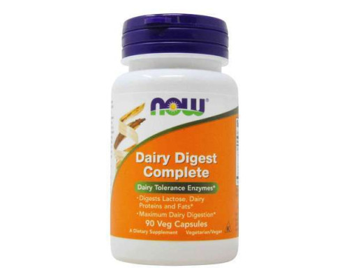 NOW Dairy Digest Complete 90 капсул
