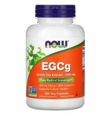 NOW EGCg Green Tea Extract 400 мг 180 капсул