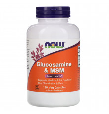 NOW Glucosamine & MSM 750/250 мг 180 капсул
