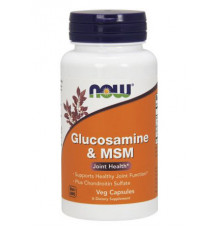 NOW Glucosamine + MSM 750/250 мг 60 капсул