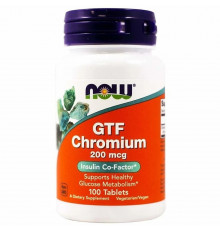 NOW GTF Chromium 200 мкг 100 таблеток