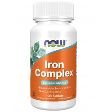 NOW Iron Complex 100 таблеток