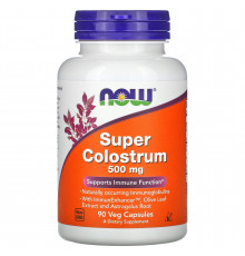 NOW Super Colostrum 500 мг 90 капсул