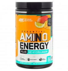 Optimum Nutrition Essential Amino Energy Plus UC - II Collagen 270 г, Фруктовый пунш