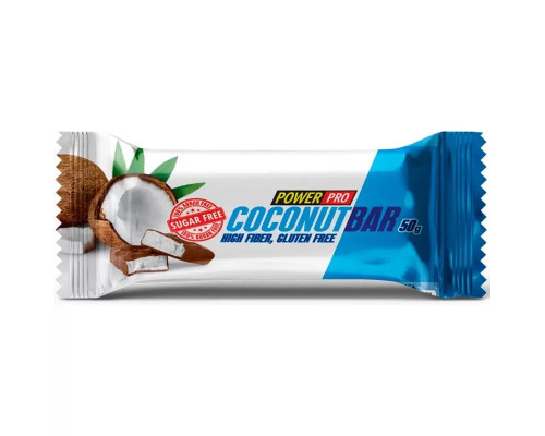 Power Pro Coconut Bar 50 г, Кокос