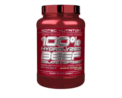 Scitec Nutrition 100% Hydrolyzed Beef Isolate Peptides 900 г, Миндаль