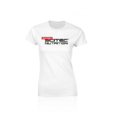 Футболка Scitec Nutrition T-Shirt woman, Белый, S