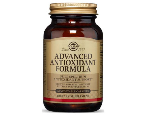 Комплекс витаминов Solgar Advanced Antioxidant Formula, 60 капсул