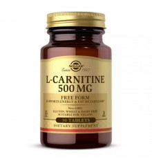 Solgar L-Carnitine 500 мг, 30 таблеток