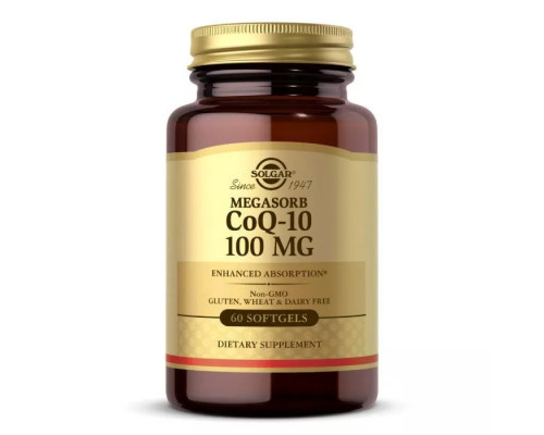Solgar Megasorb CoQ-10 100 мг 90 капсул