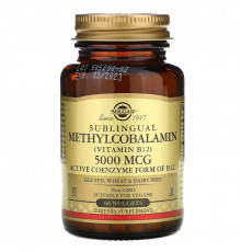 Solgar Methylcobalamin 5000 мкг, 30 таблеток