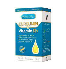 Vplab Curcumin + Vitamin D3 60 капсул