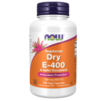 NOW E-400 Dry d-alpha Tocopheryl, 100 капсул