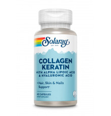 Solaray Collagen Keratin, 60 капсул