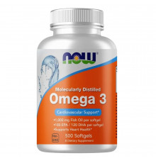 NOW Omega-3 1000 мг, 500 капсул