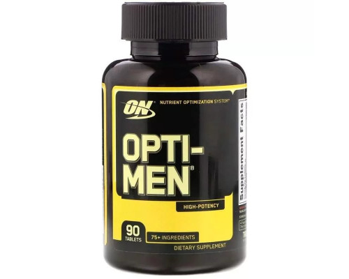 Комплекс витаминов для мужчин Optimum Nutrition Opti-Men USA, 90 таблеток