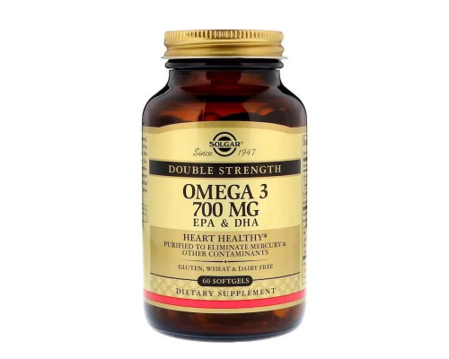 Solgar Omega-3 700 мг EPA & DHA Double Strength 30 капсул