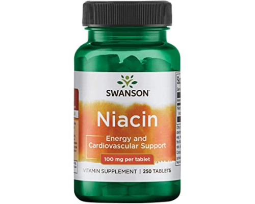 Swanson Niacin 100 мг 250 таблеток