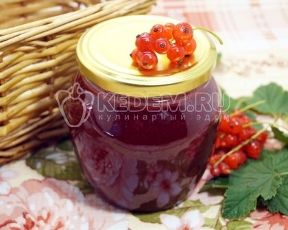 Желе из красной смородины