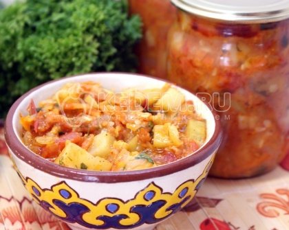 Кабачковое рагу на зиму