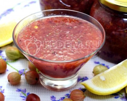 Крыжовник с лимоном на зиму
