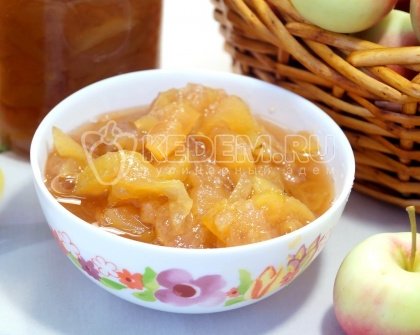 Варенье из яблок дольками
