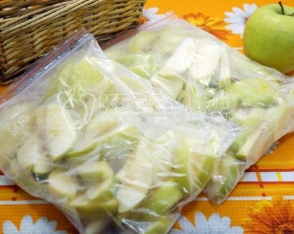 Заморозка яблок на зиму для пирогов