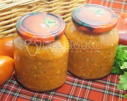 Аджика на зиму с яблоками