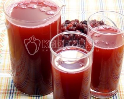 Клюквенный морс