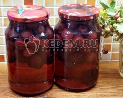 Компот из черешни на зиму