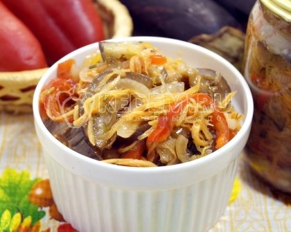 Салат из баклажанов на зиму