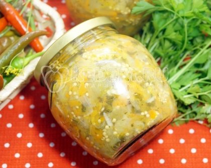 Салат из баклажанов на зиму с прованскими травами