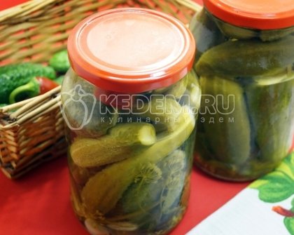 Острые маринованные огурцы на зиму